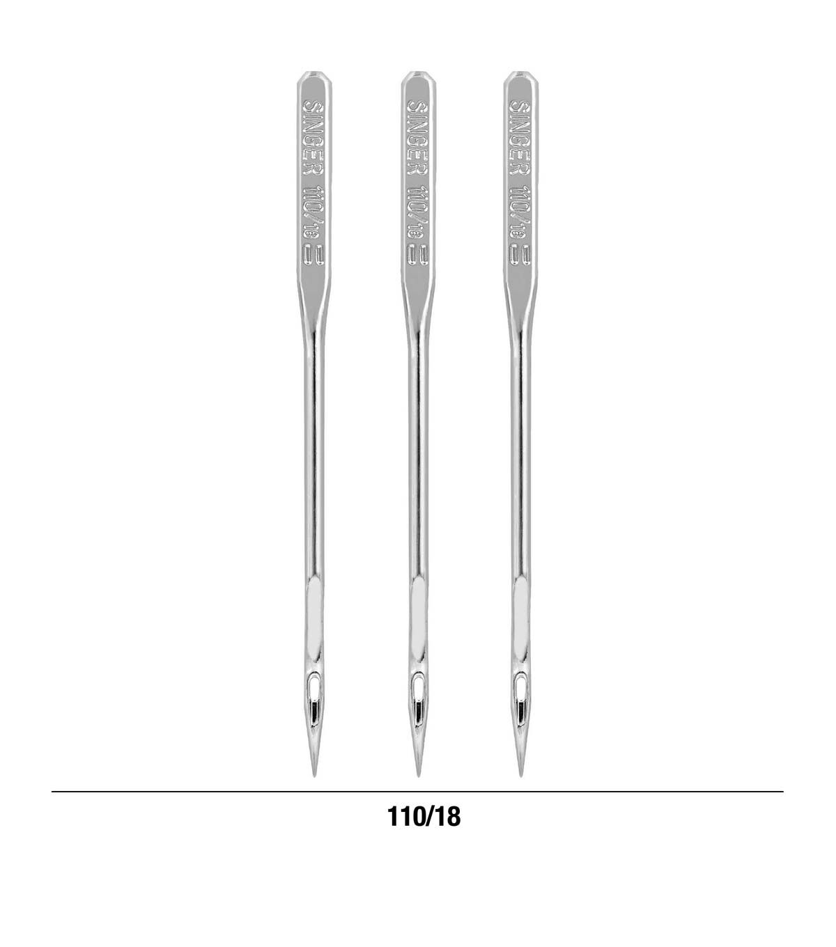 SINGER Universal Heavy Duty Sewing Machine Needles Size 110/18 3ct