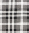 Gray Plaid Super Snuggle Flannel Fabric