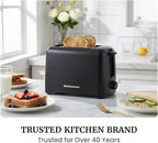 Elite Gourmet 2-Slice Cool-Touch Toaster, 1.25" Extra-Wide Slots, 6 Shades