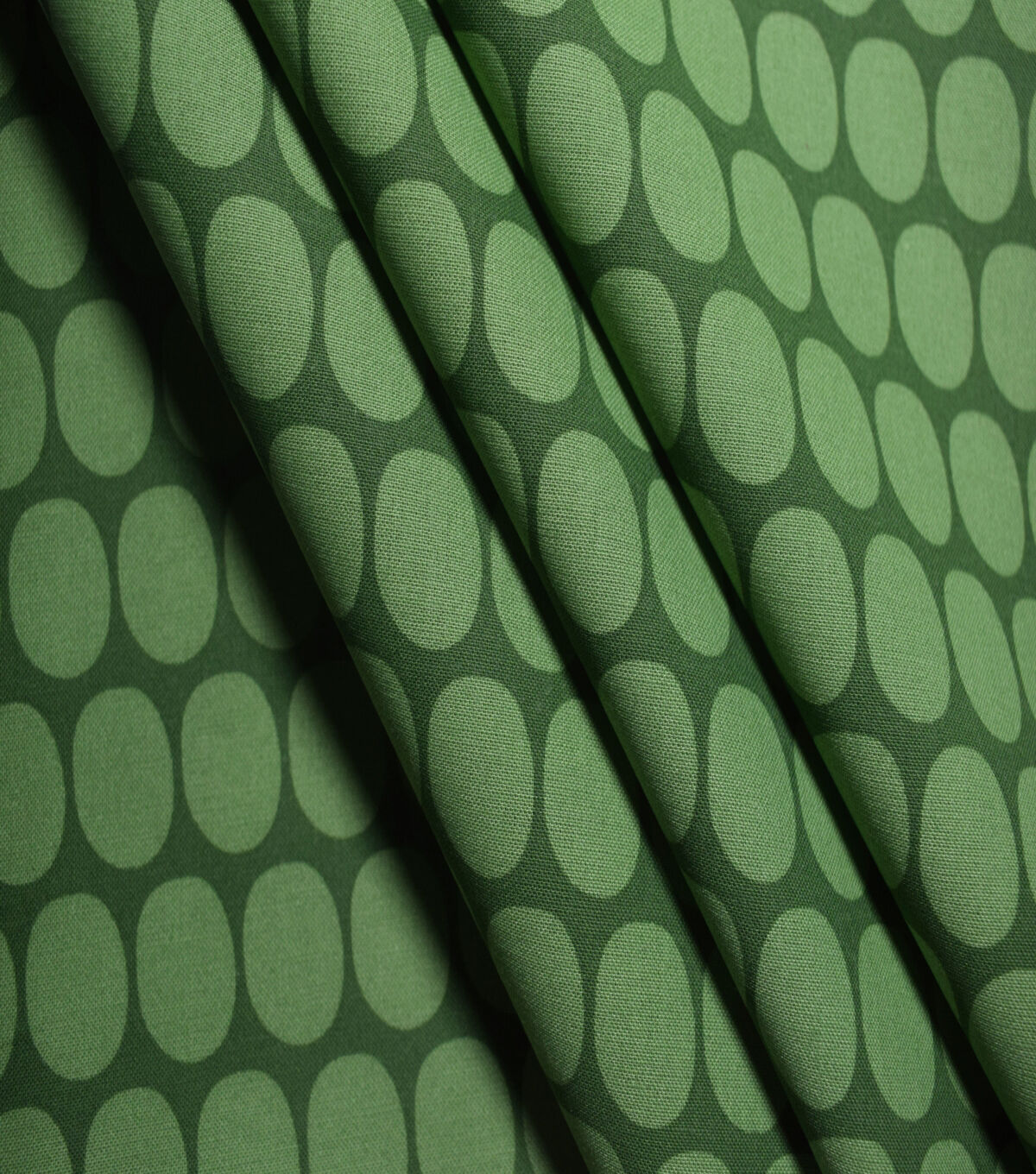 Green Large Dots Quilt Cotton Fabric by Quilter's Showcase
