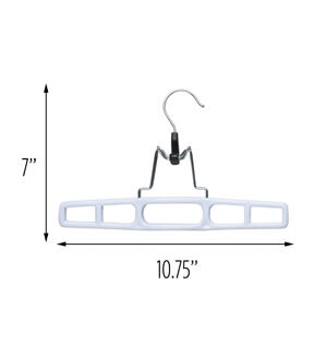 Honey Can Do 11 White Pant & Skirt Clamp Hangers 12pk