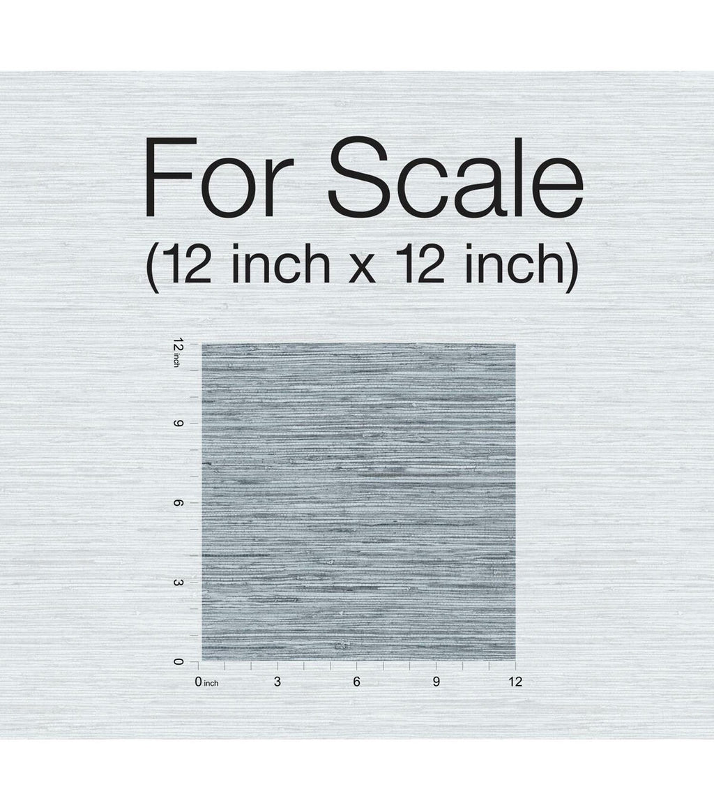 RoomMates Faux Grasscloth Peelable Wallpaper Blue