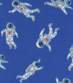 Astronaut Blizzard prints fleece Fabric