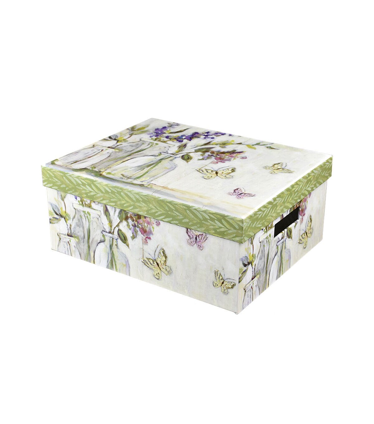14 Meadowbrook Rectangle Box With Cutout Handles by Place & Time
