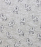 Super Snuggle Wolf Sketch Flannel Fabric