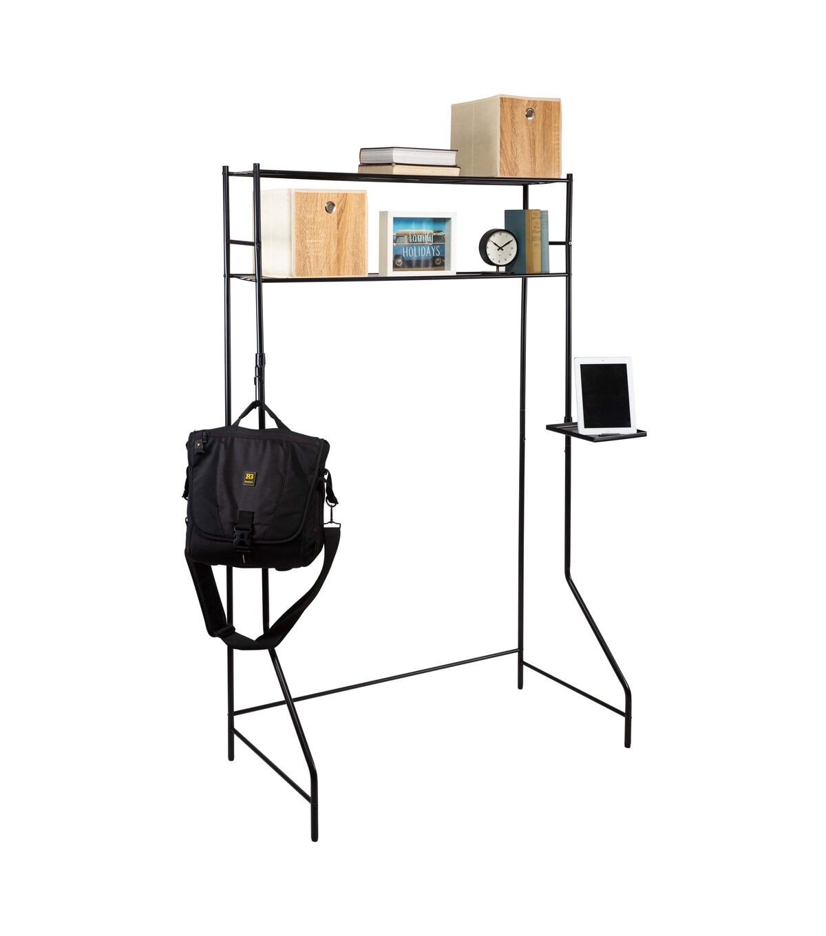Organize It All 69 Black Multi Use Space Saver Rack