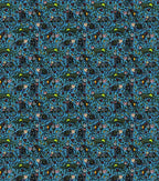 Skeleton Cat Super Snuggle Flannel Fabric