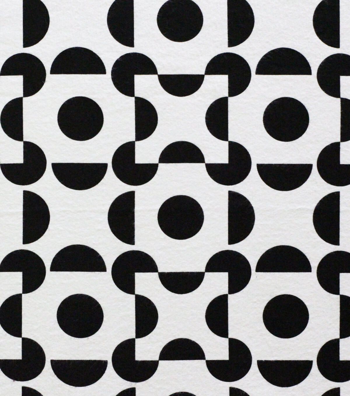 Black & White Geometric Super Snuggle Flannel Fabric