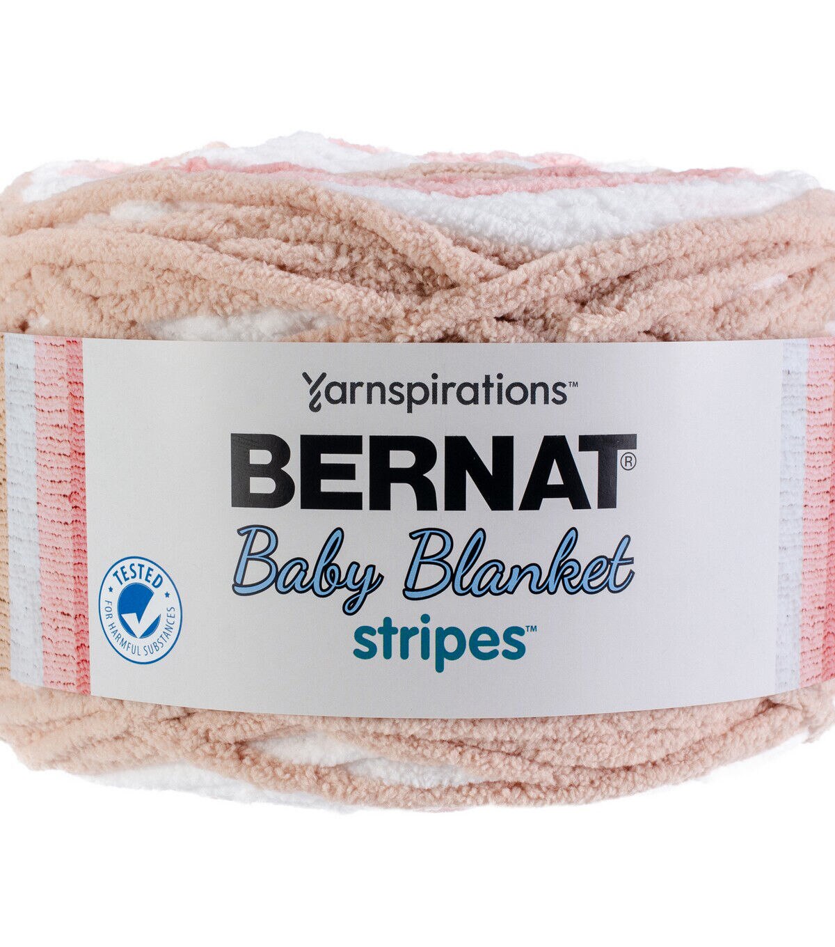 Bernat Baby Blanket Stripes 220yds Super Bulky Polyester Yarn