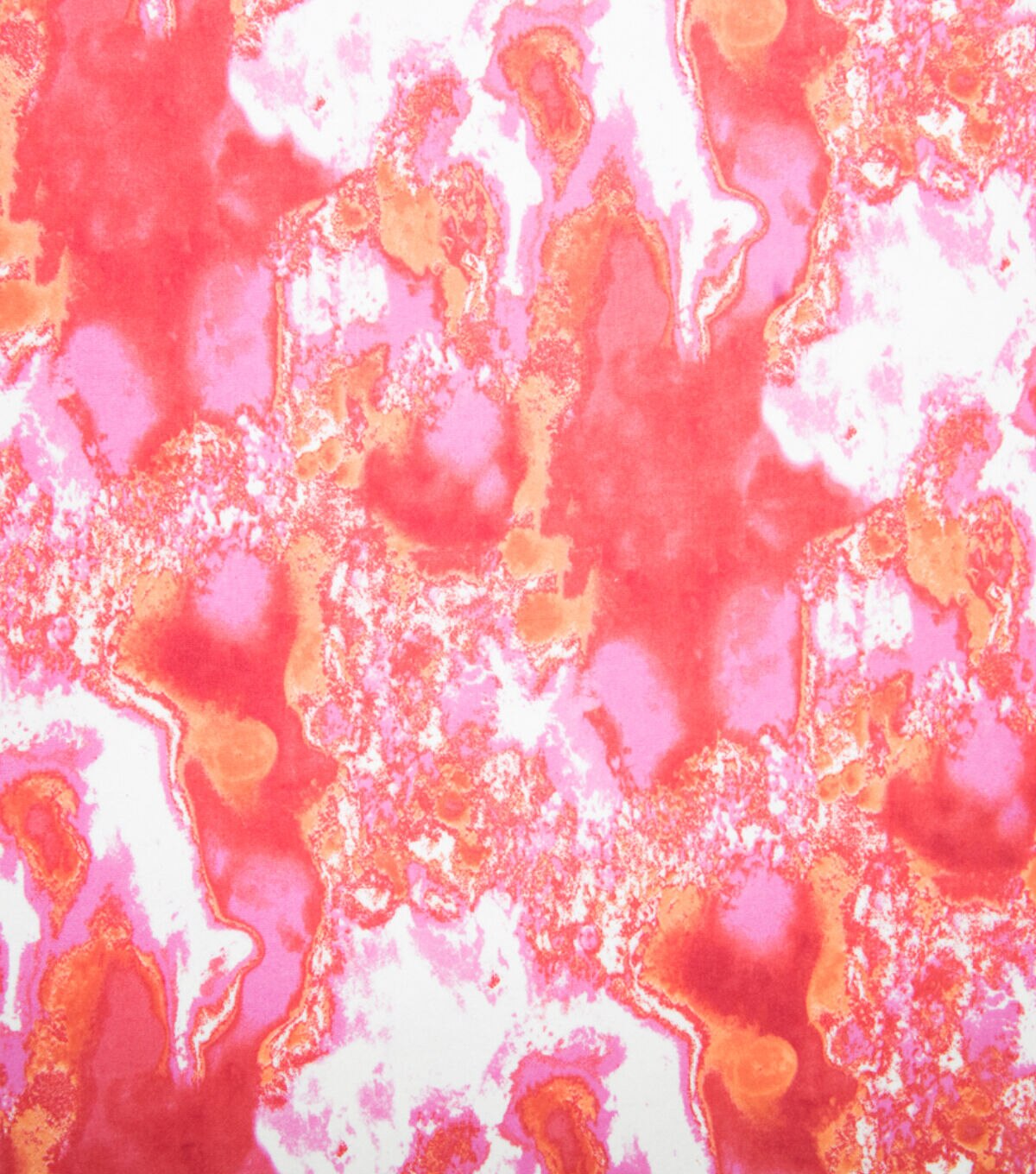 Super Snuggle Pink & Orange Jelly Tie Dye Flannel Fabric
