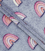 Sew Lush Rainbow Embossed Fleece Fabric