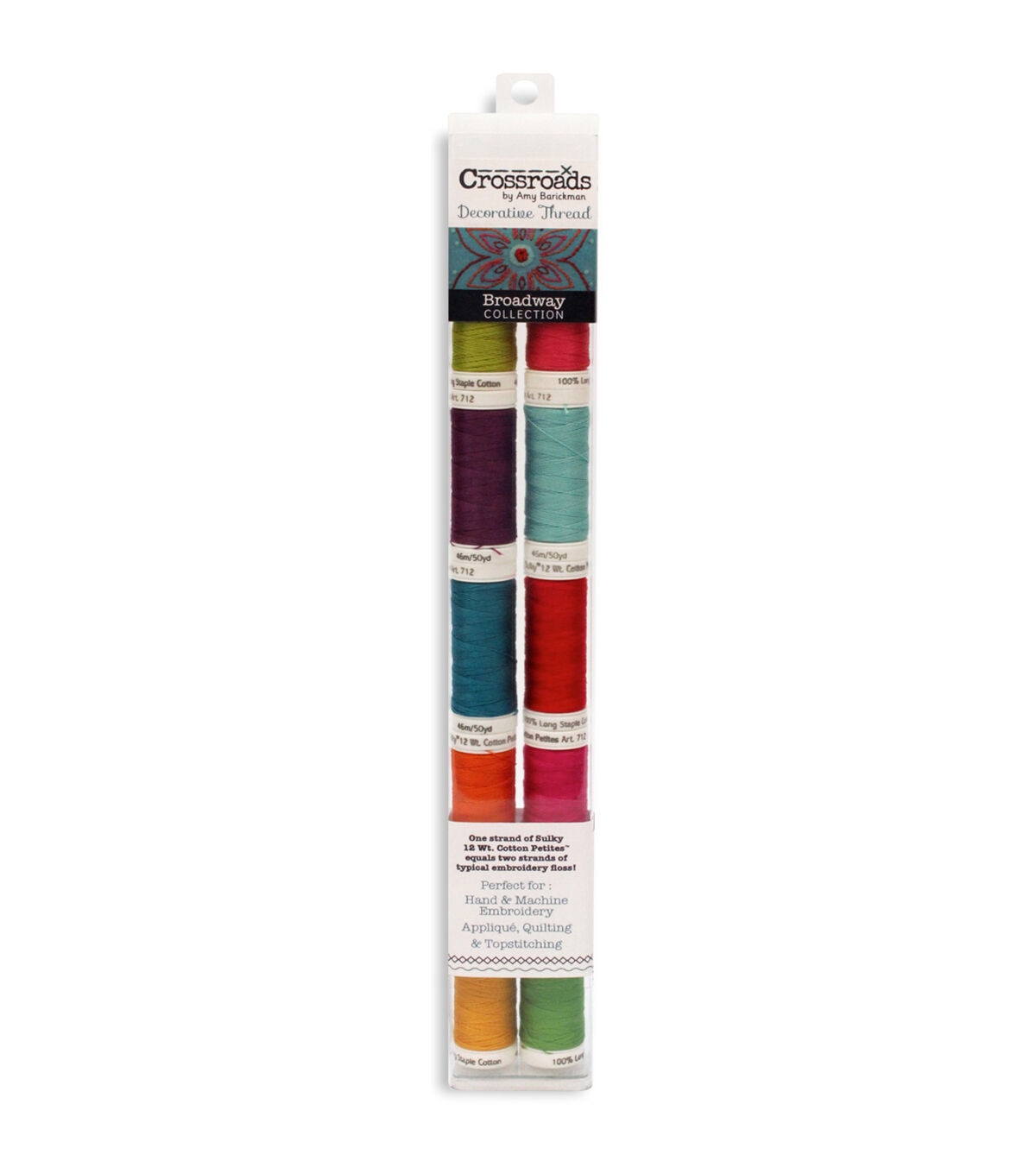 Crossroads Sulky Cotton Petites 12 Weight 10pk
