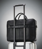 Classic Leather Toploader Brief Case