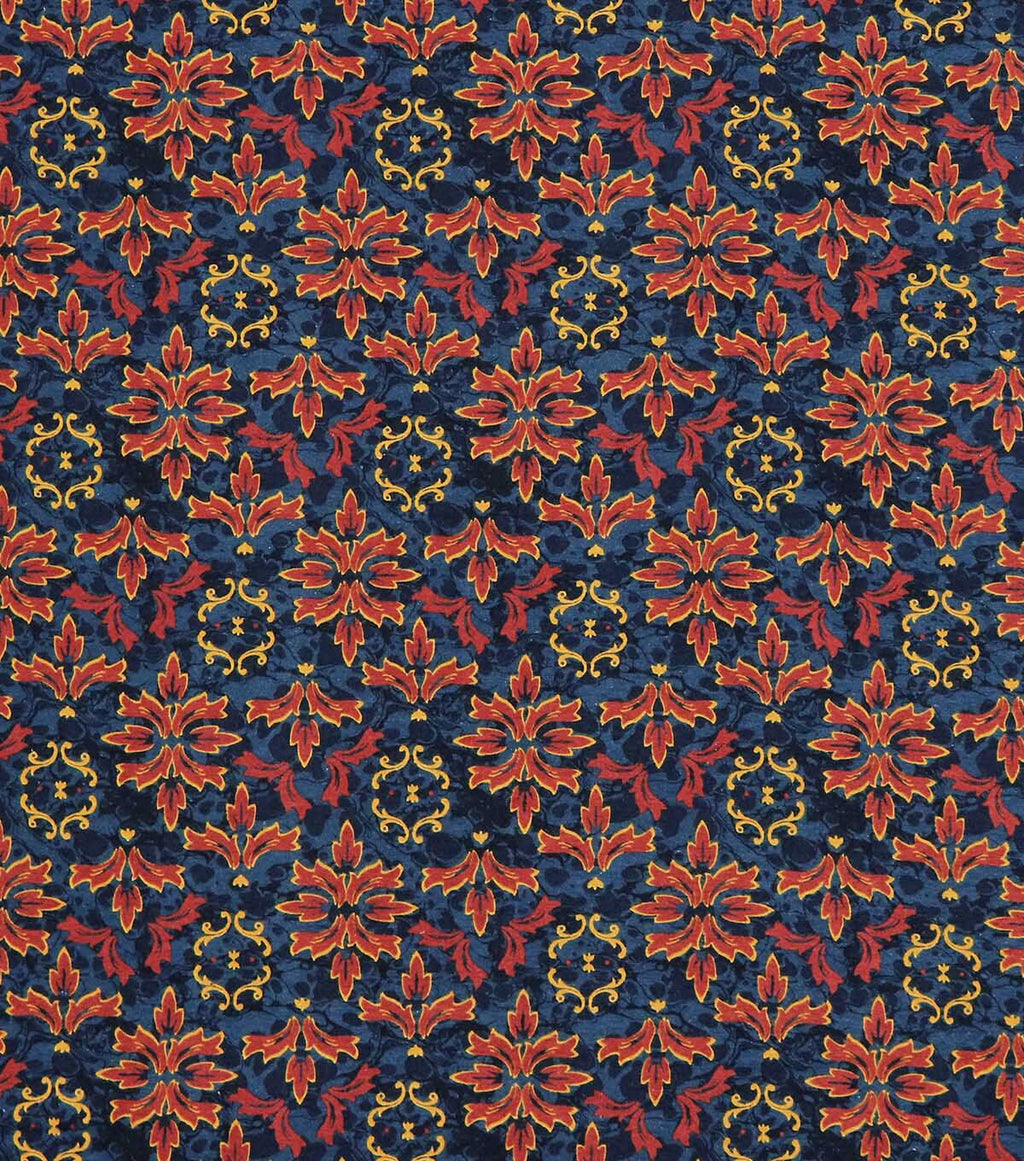 Blue Symmetrical Super Snuggle Flannel Fabric