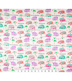Glamping Girl Super Snuggle Flannel Fabric