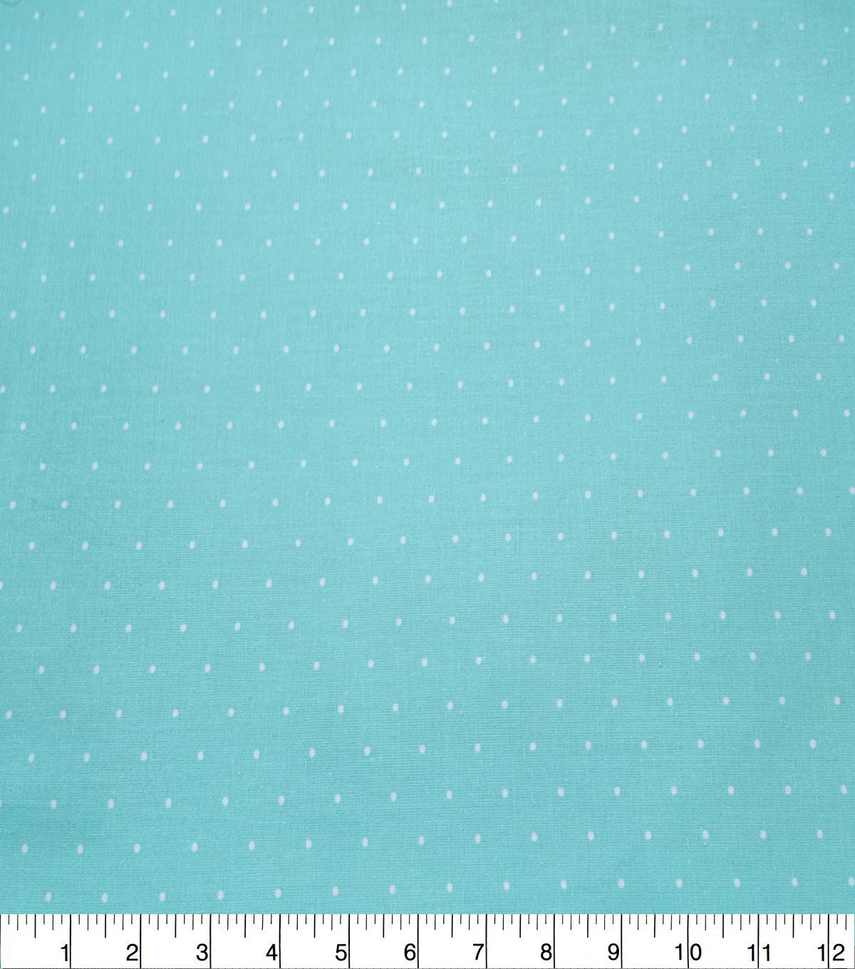 Dots on Aruba Blue Quilt Cotton Fabric by Quilter's Showcase