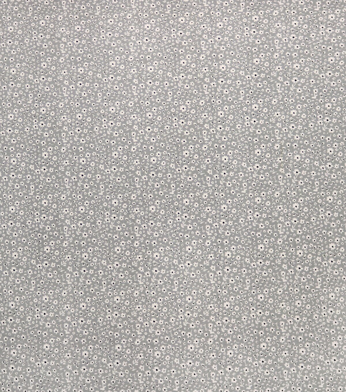 Tiny Daisy Gray 108 Wide Flannel Fabric