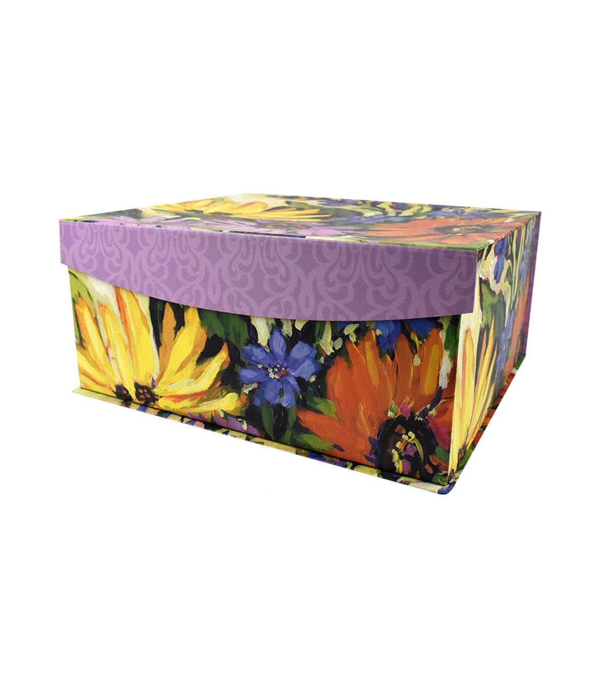 16 Gallery Floral Fliptop Box