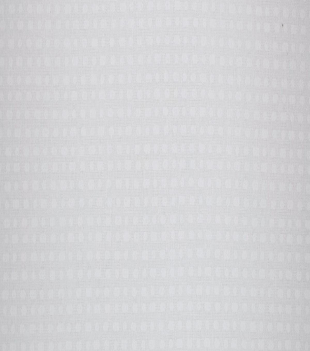 White Multi Sized Dots Quilt Cotton Fabric by Quilter's Showcase