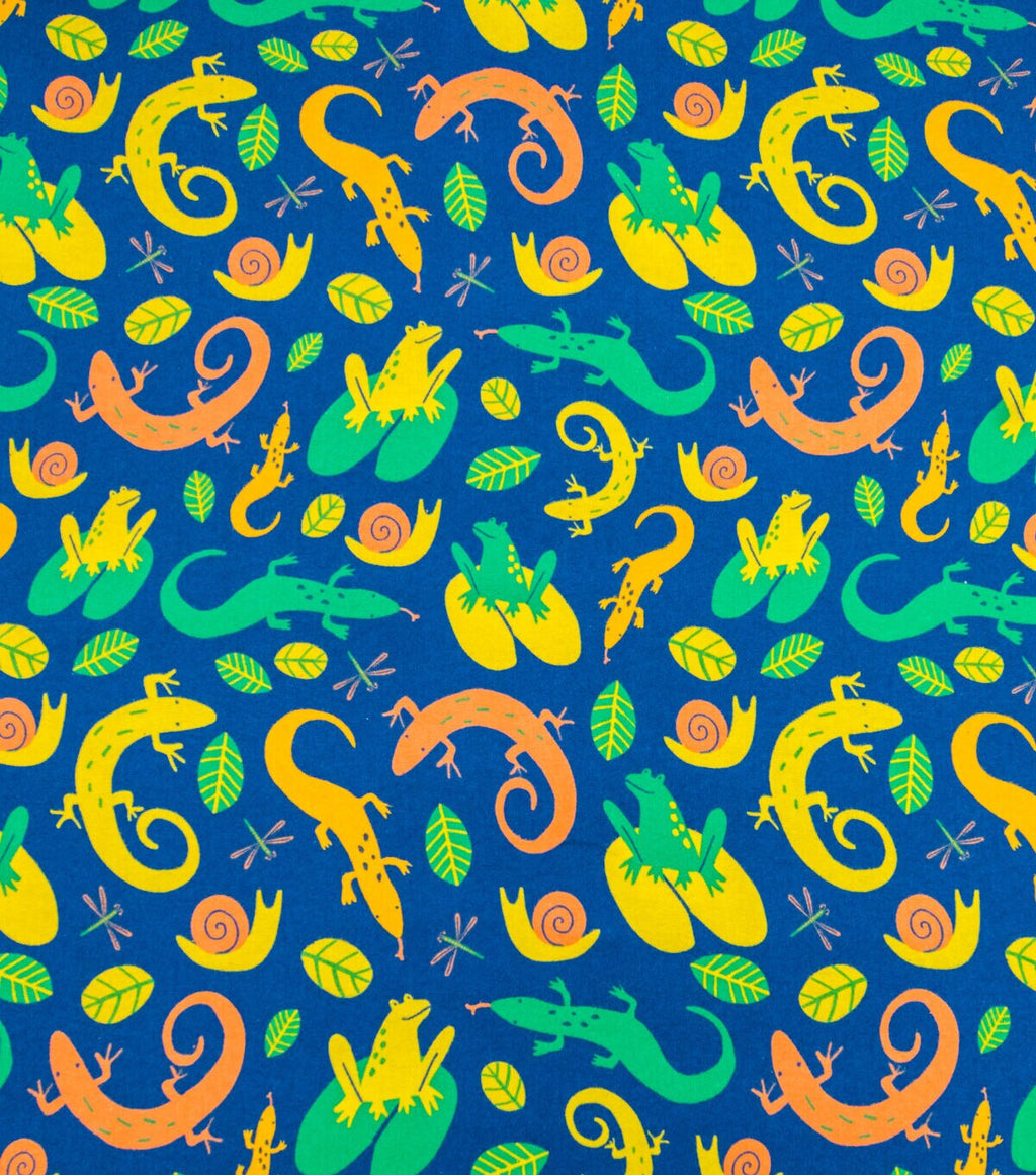 POP! Reptiles Super Snuggle Flannel Fabric