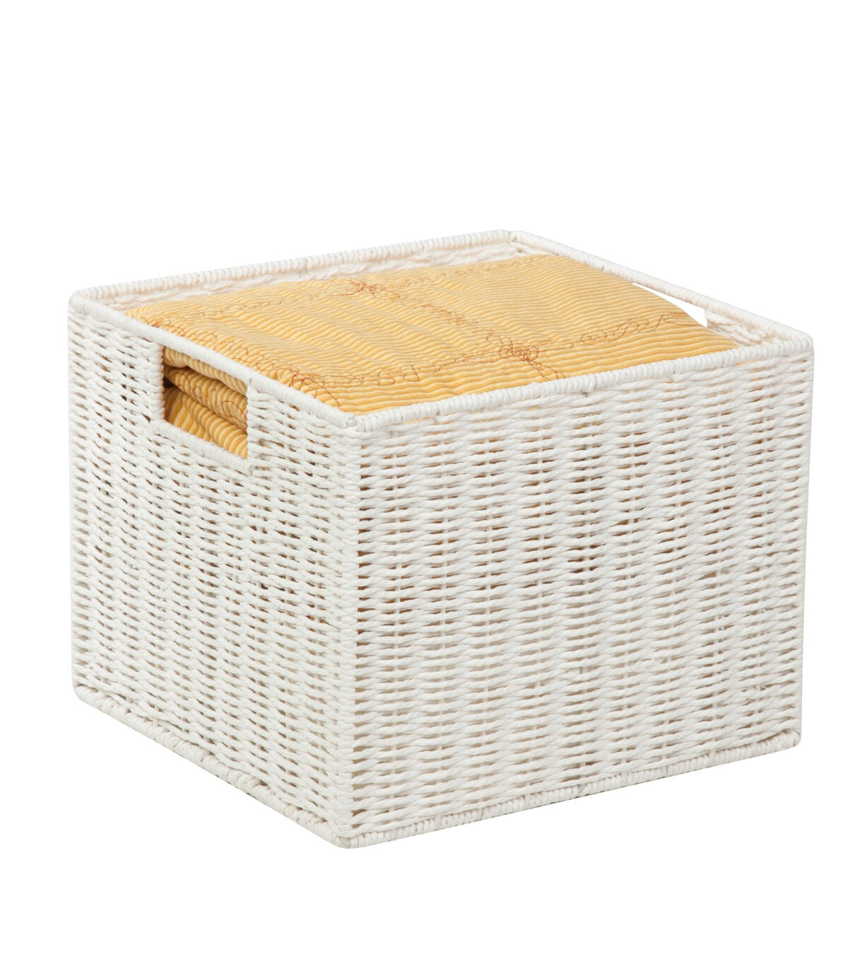 Honey Can Do 13 x 12 Paper Rope Crate Basket