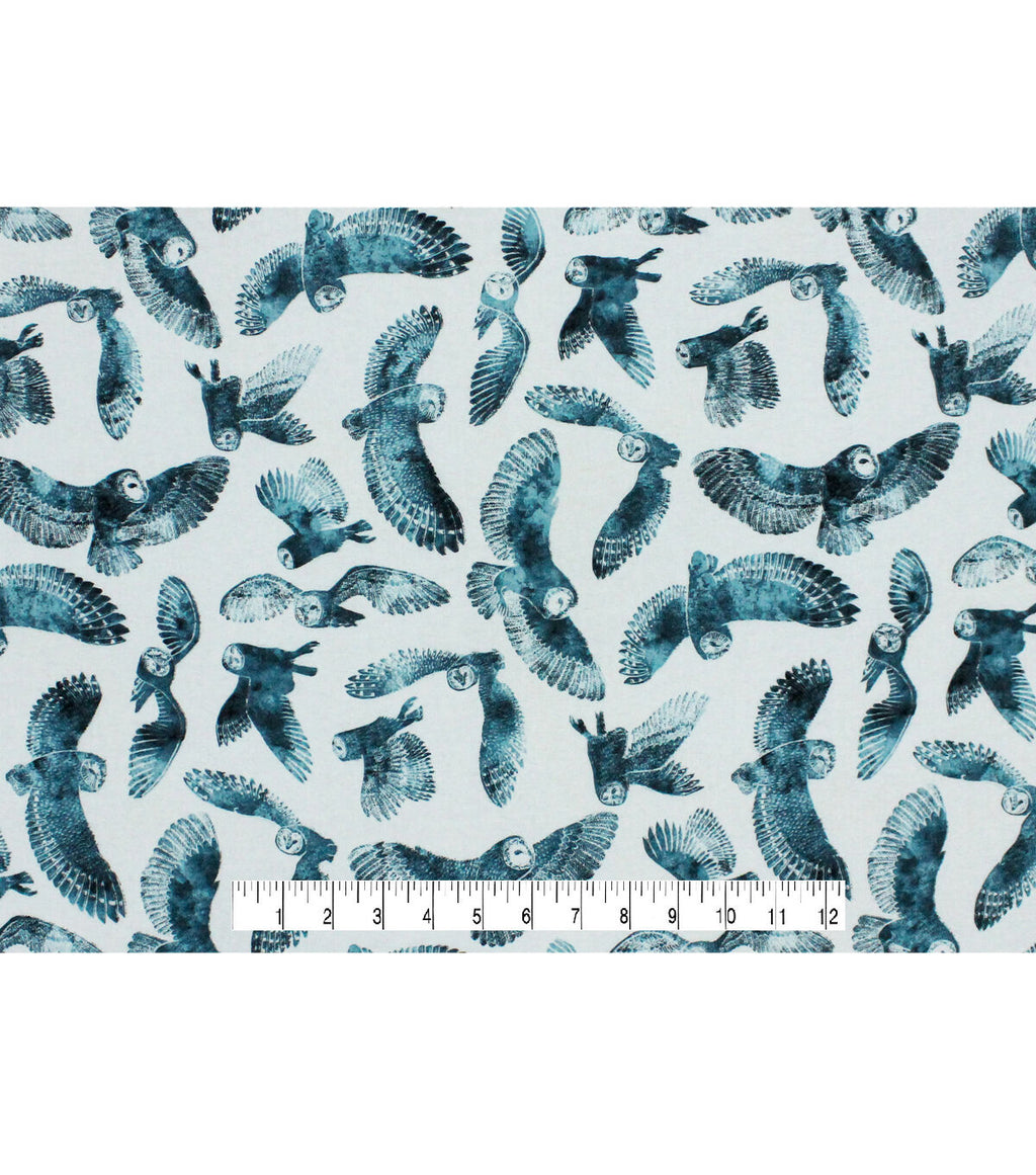 Snow Owls Super Snuggle Flannel Fabric