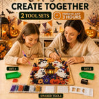 Diamond and Pearl Art Kits for Adults, Halloween Decorations, Framed Decor