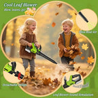 Kids Toy Tool Set, 3-IN-1 Power Garden Lawn Tools with Sounds & Lights, Volume, Toy Weed Wacker, Leaf Blower&Hedge Trimmer, Outdoor Play Toy Tools, Christmas Birthday Gifts for Boy Toys 3 4 5 6 7 8+