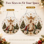 VEDRML Christmas Pearl Diamond Arts Suncatcher DIY Kit (Style 3, 8inch)