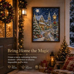 Pearl Art Kits for Adults, Christmas Pearl Diamond Painting for Beginners