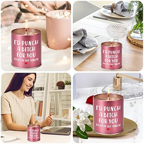 Christmas Birthday Sister Gifts for Women Her Funny Scented Candle