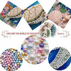 NFDPFUN Pearl Art Kits for Adults,Santa Claus Diamond Painting Kit,Gem Art