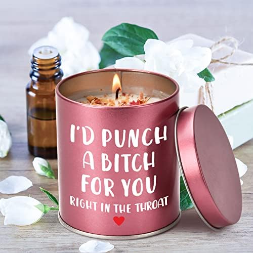 Christmas Birthday Sister Gifts for Women Her Funny Scented Candle