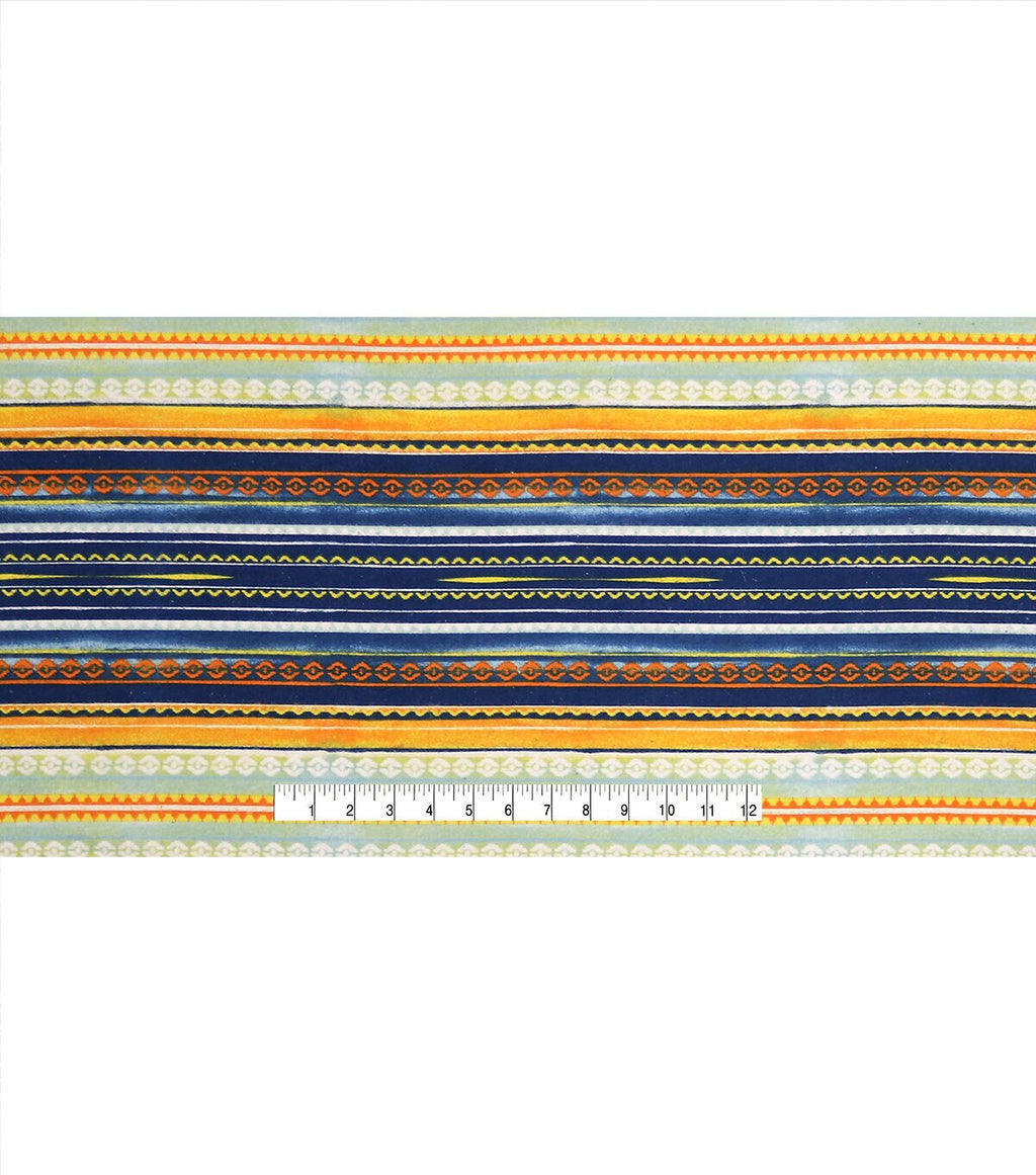 Sunset Stripe Super Snuggle Flannel Fabric
