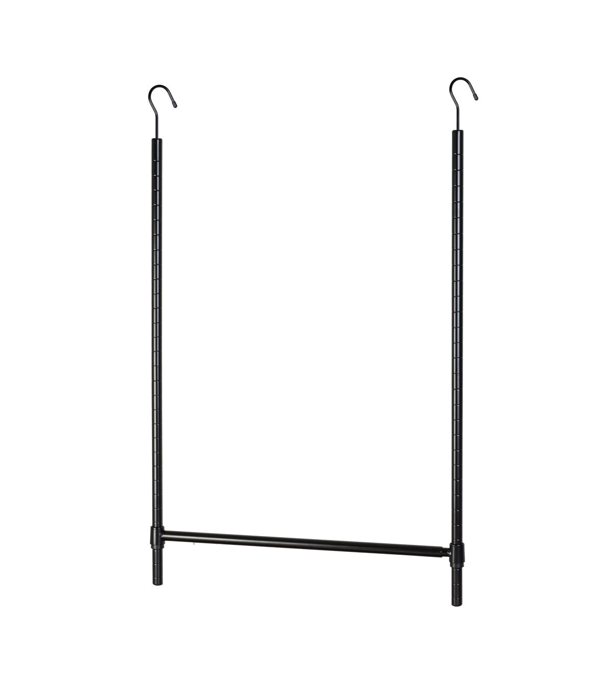 Honey Can Do 23 x 35 Black Clothes Hanging Closet Rod