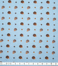 Fall Hedgehogs Super Snuggle Flannel Fabric