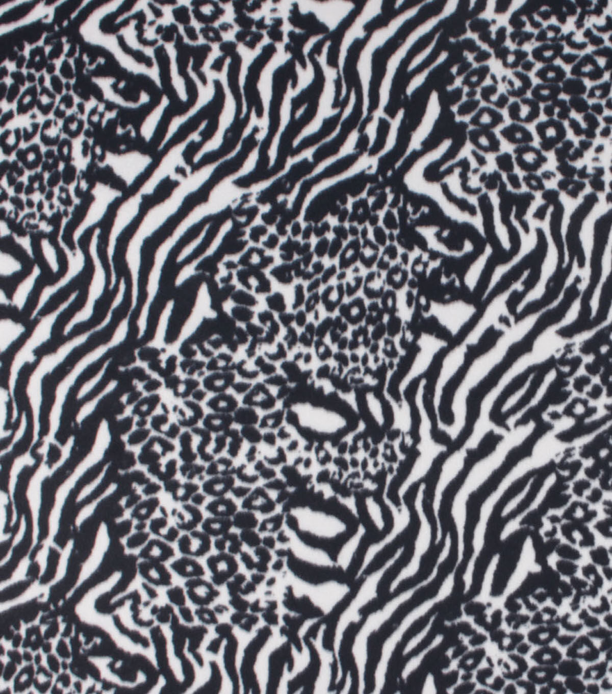 Multi Animal Blizzard Fleece Fabric