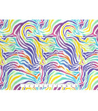 Rainbow Zebra Super Snuggle Flannel Fabric