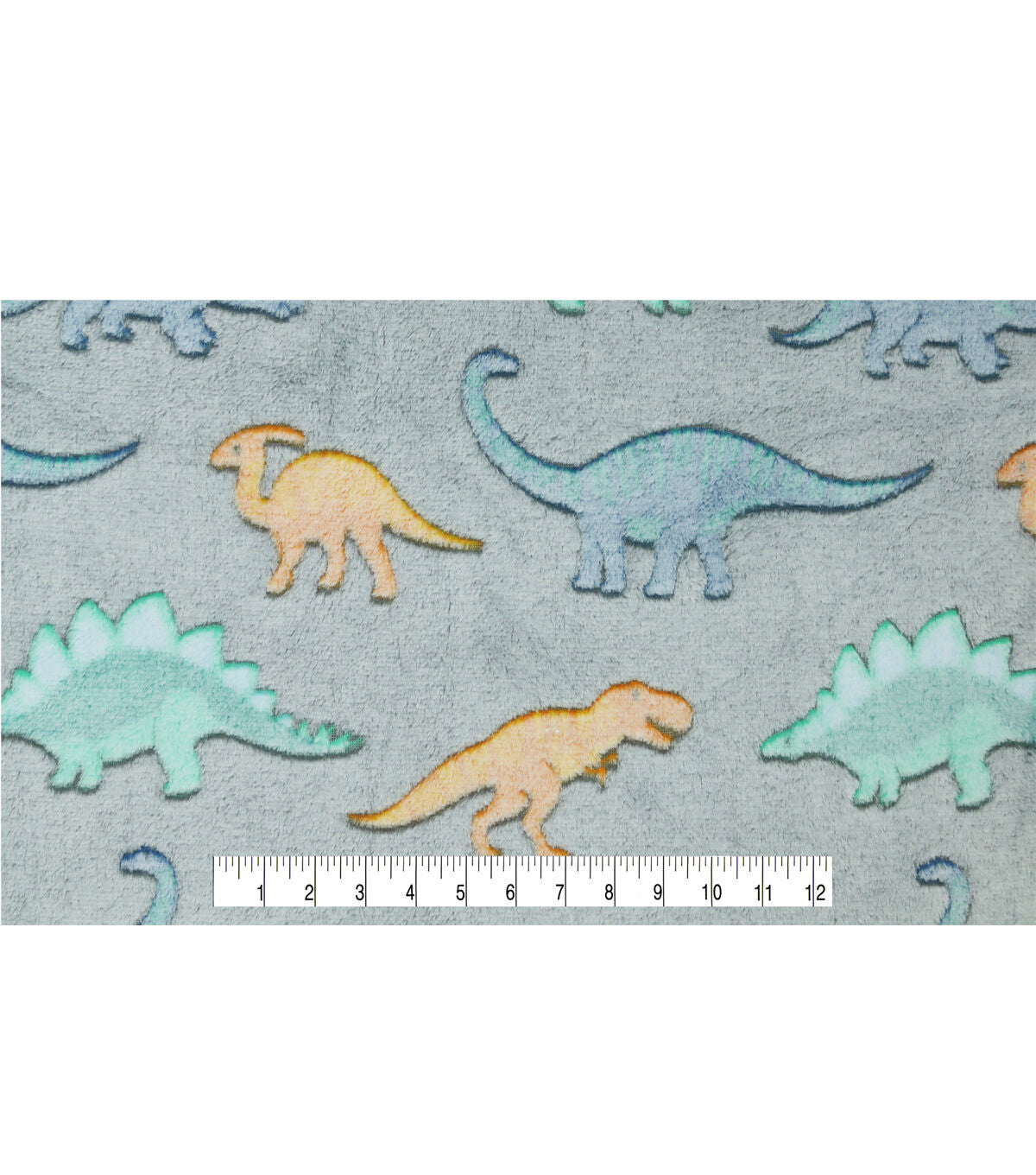 Sew Lush Dino Embossed Fleece Fabric