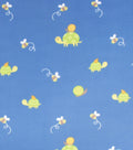 Cute Creatures Blizzard Prints Fleece Fabric