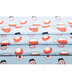 Super Snuggle Tossed Sushi Flannel Fabric