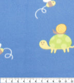 Cute Creatures Blizzard Prints Fleece Fabric
