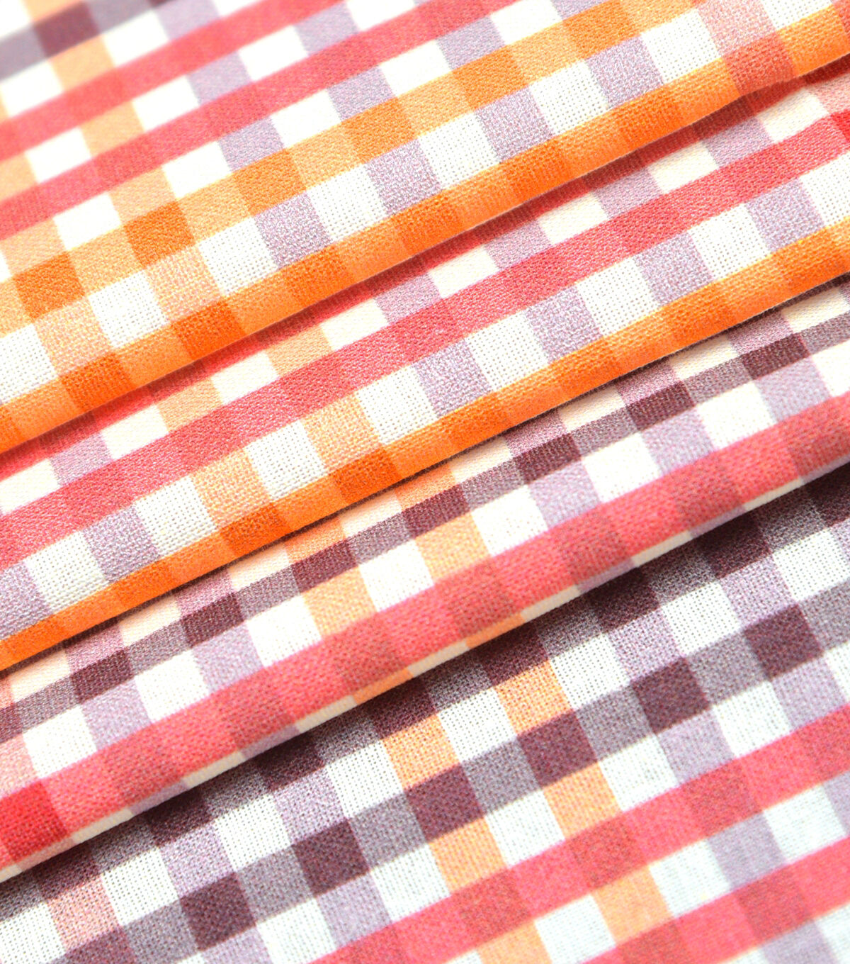 Autumn Multicolor Plaid Cotton Fabric