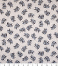 West Virginia Cotton Fabric Tossed Icons