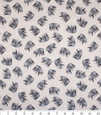 West Virginia Cotton Fabric Tossed Icons