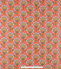 Retro Floral Blizzard Fleece Fabric