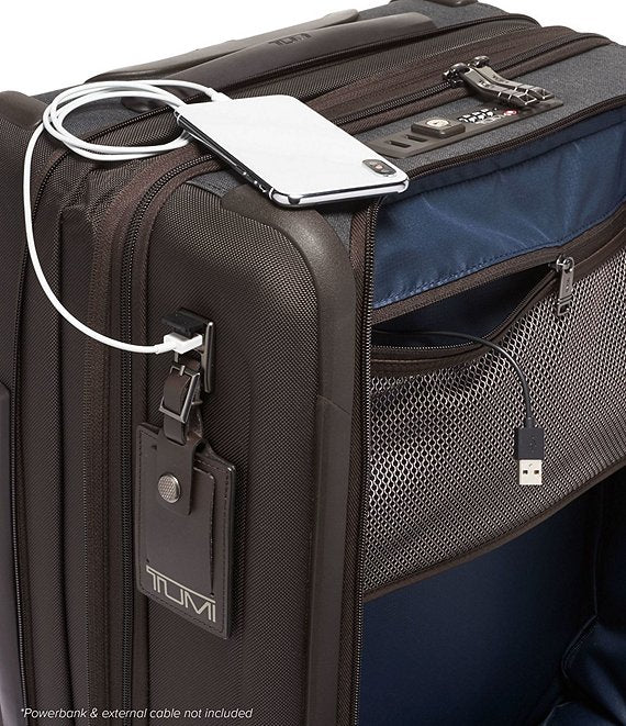 Alpha 3 Continental Dual Access 4 Wheeled Carry-On Suitcase