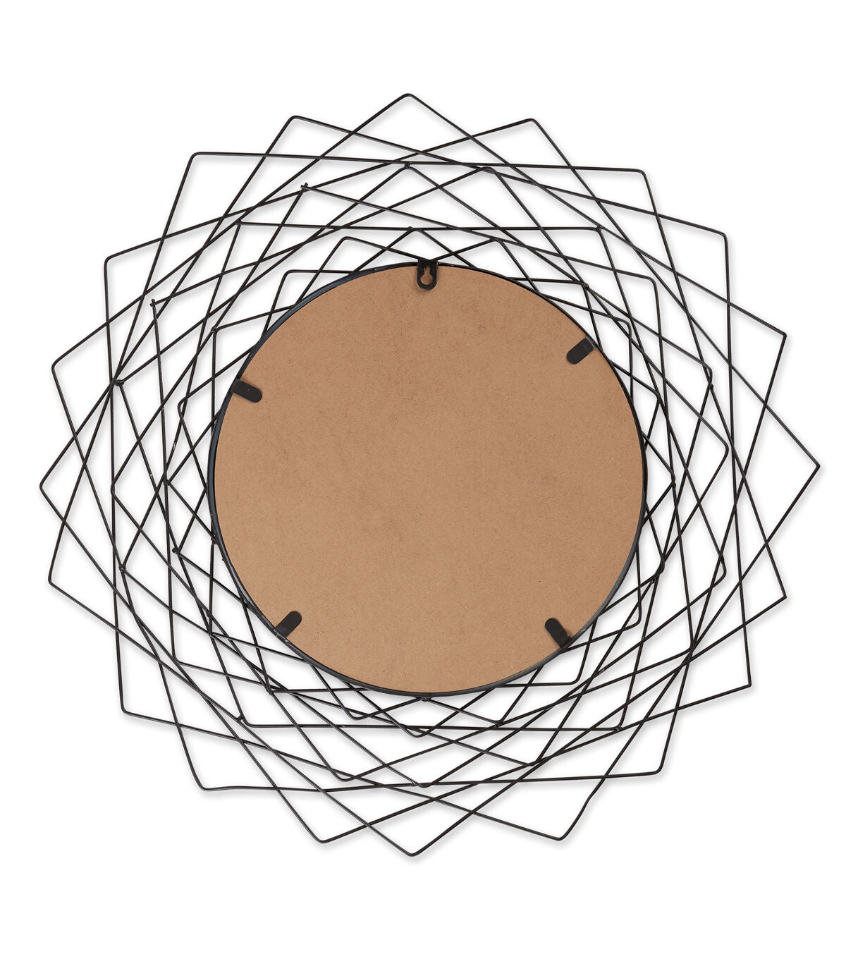 Zingz & Thingz Geometric Wall Mirror Black
