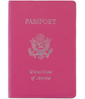 RFID Blocking Gold Lettered Passport Case