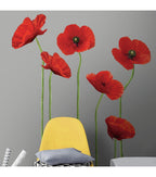 RoomMates Wall Decals Poppies at Play